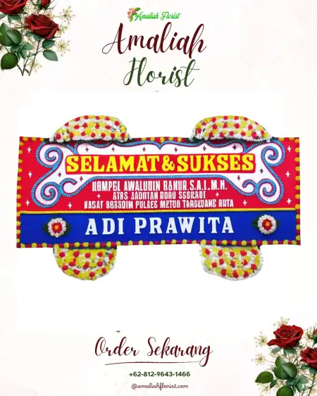 Papan Bunga Ucapan Selamat Jelakombo